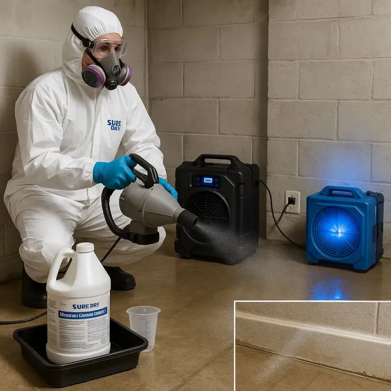 Sanitization and Odor Removal process in West Perrine, FL